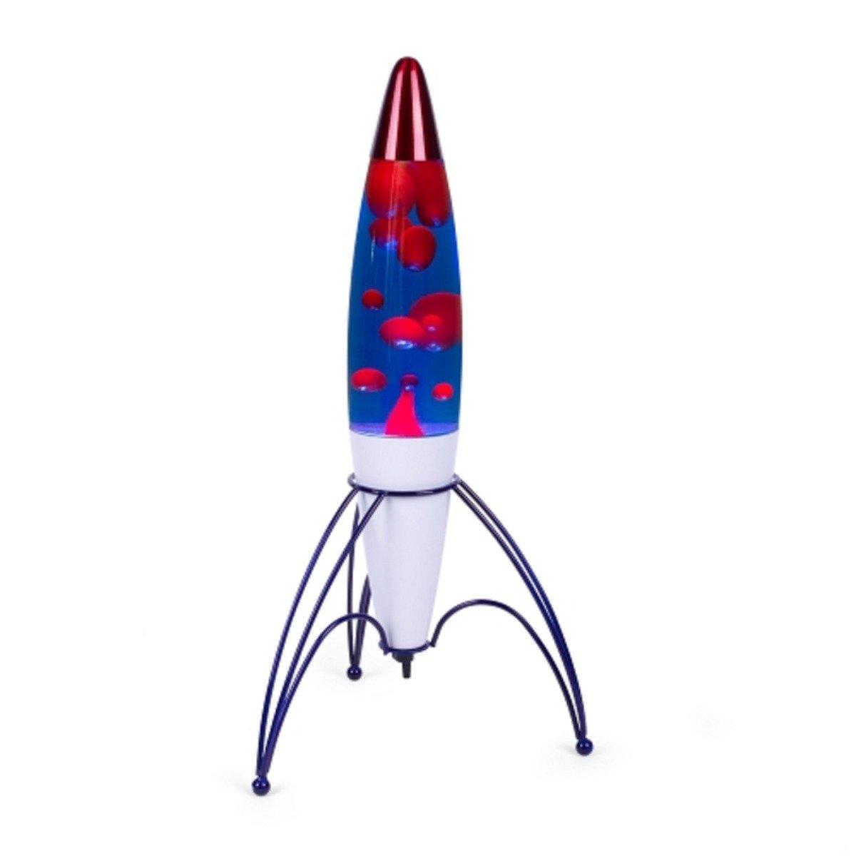 Nasa Retro Lava Lampe Rakete  