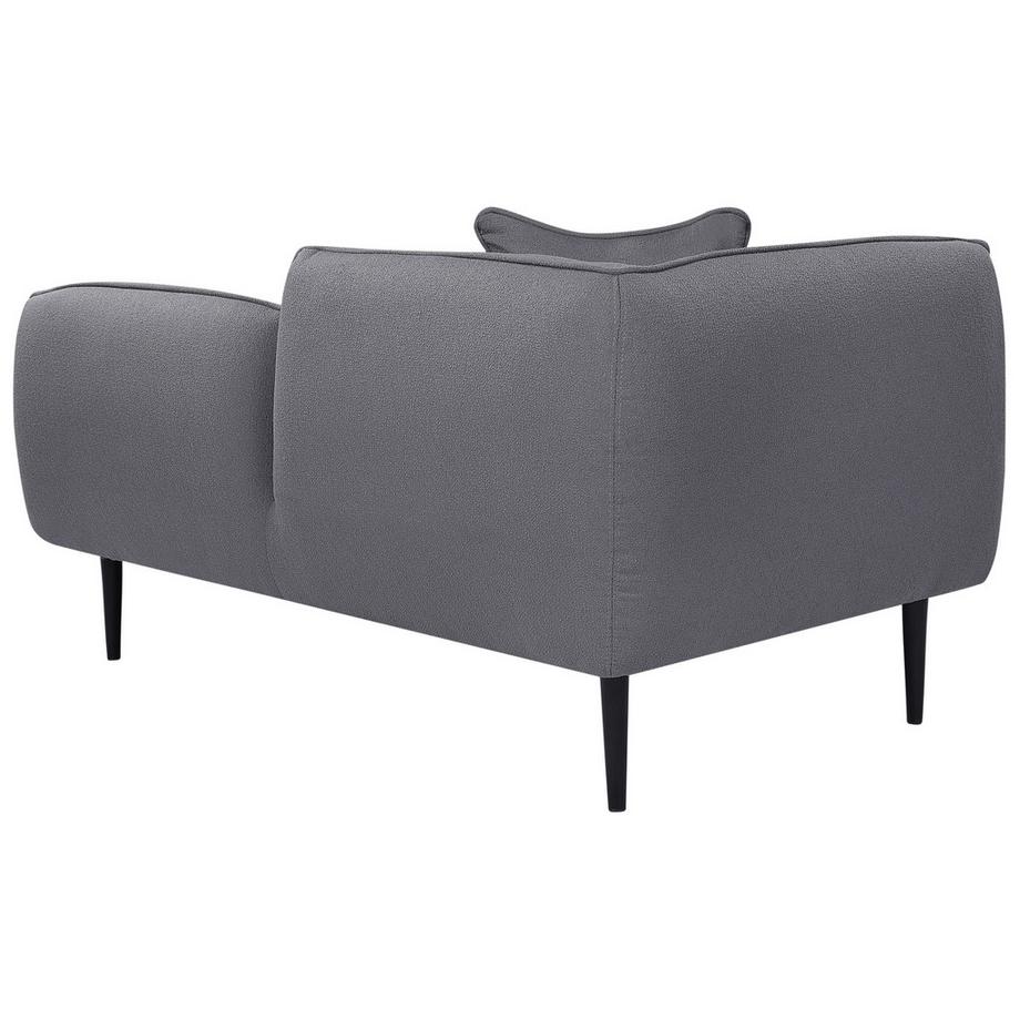 Beliani Linksseitige Chaiselongue aus Bouclé  CHEVANNES  