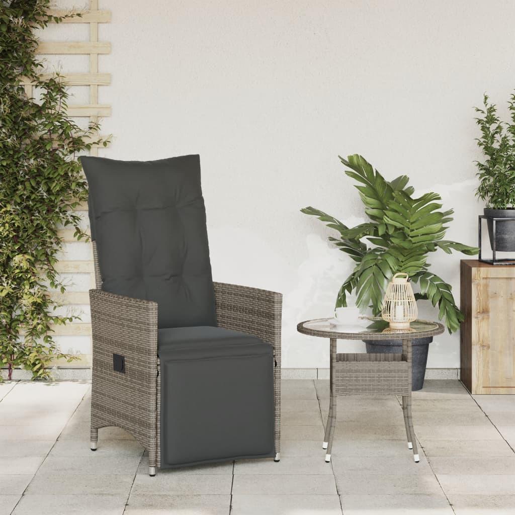 VidaXL Gartensessel verstellbar poly-rattan  