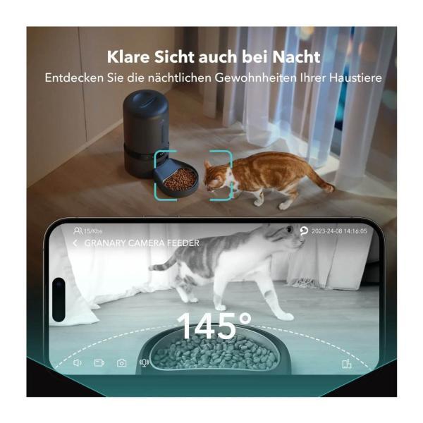 Petlibro  Alimentatore automatico Petlibro con telecamera HD per cani e gatti 