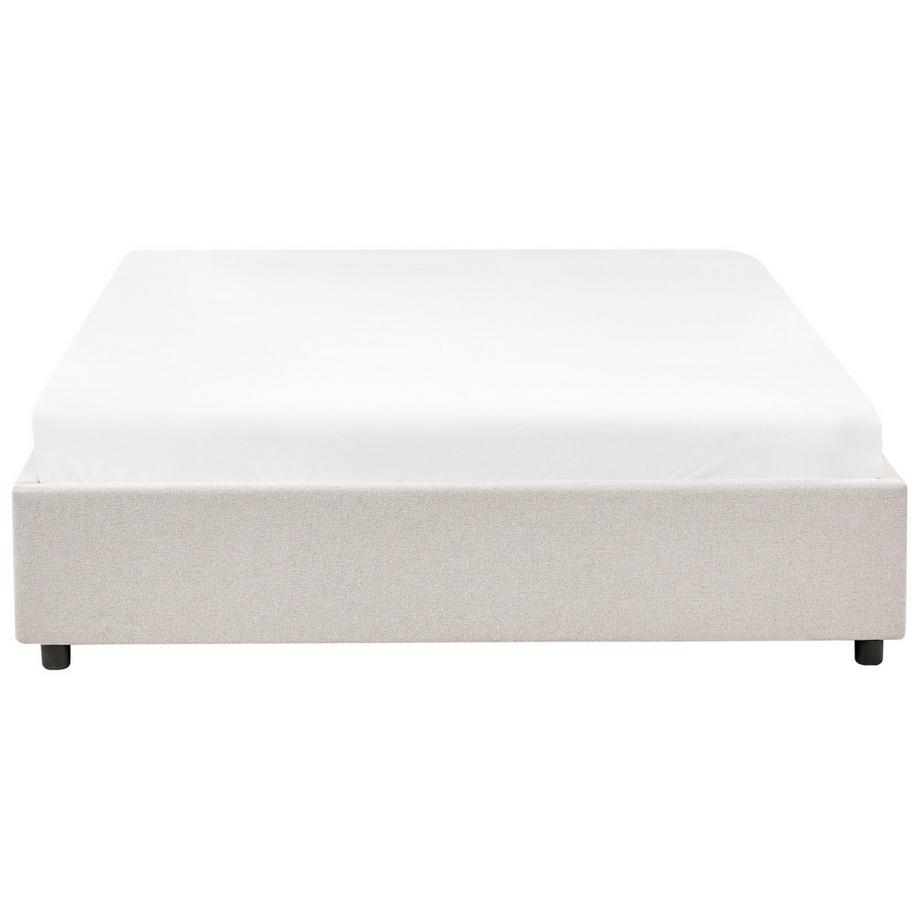 Beliani Letto con cassetti contenitore senza testata en Tessuto  PRADES  