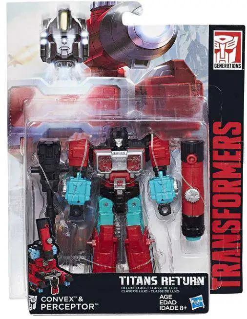 Hasbro  Transformers Generations Titans Return Convex & Perceptor Deluxe Action Figure 