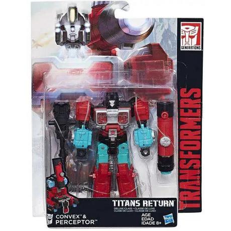 Hasbro  Transformers Generations Titans Return Convex & Perceptor Deluxe Action Figure 