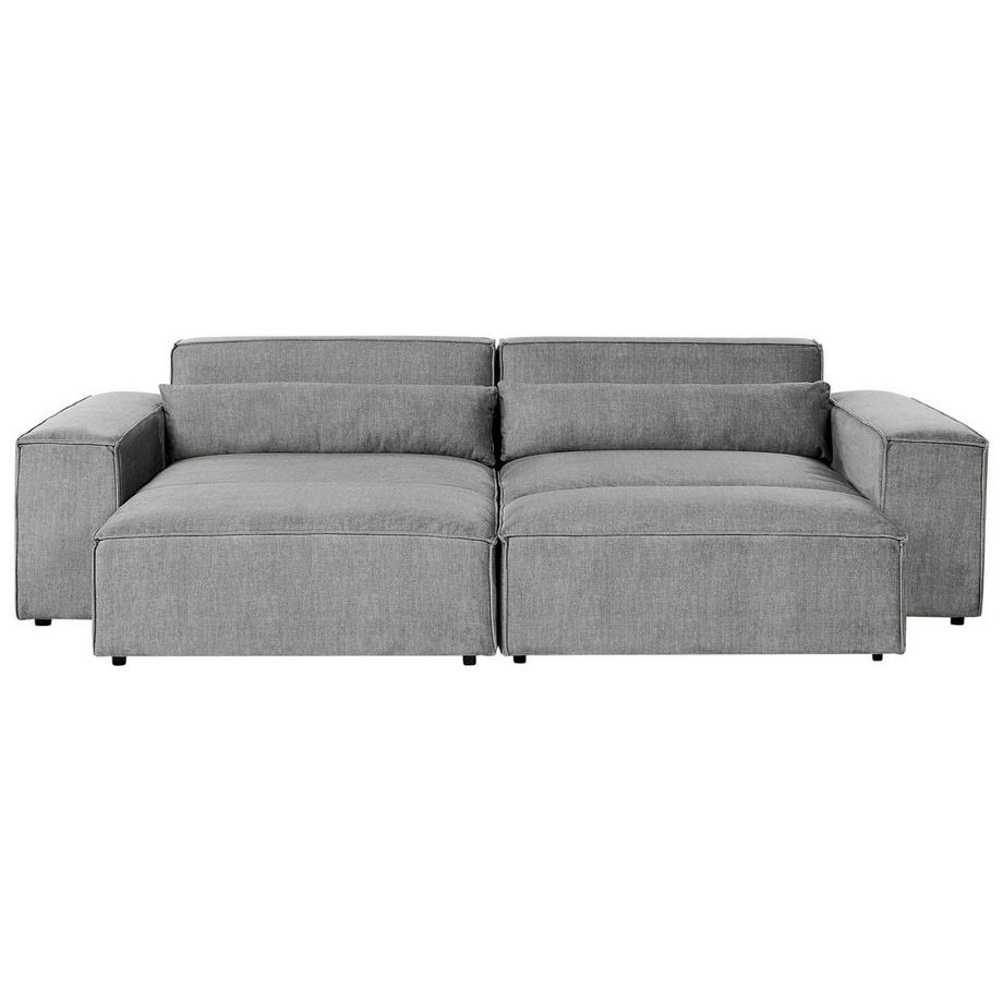 Ecksofa mit Ottomane aus Stoff  HELLNAR