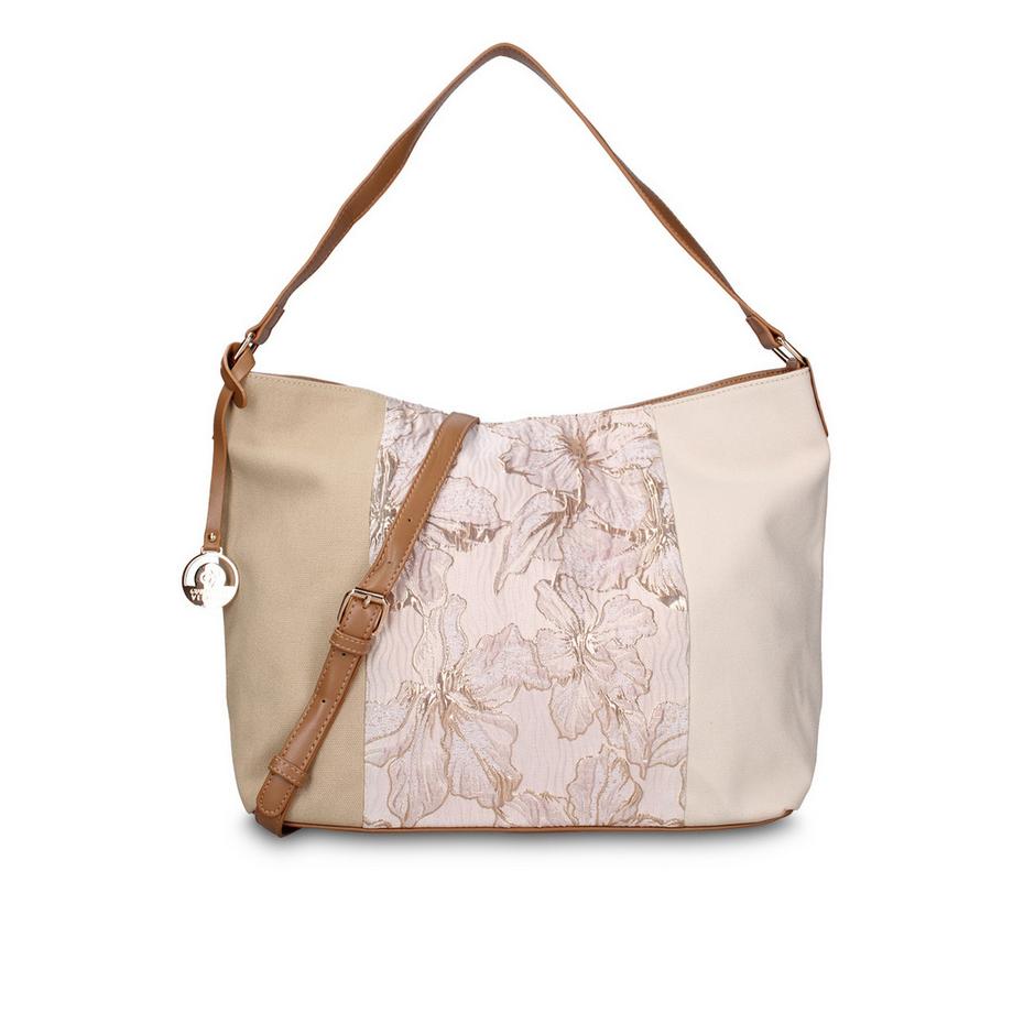 GianMarco Venturi Borsa a tracolla Alizé con motivo floreale  