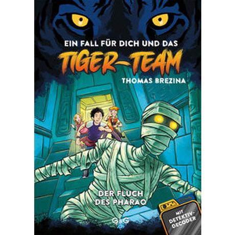 Tiger-Team - Der Fluch des Pharao Brezina, Thomas; Tambuscio, Pablo (Illustrationen) Copertina rigida 