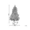 Beliani Beleuchteter Weihnachtsbaum aus PVC Modern TATLOW  
