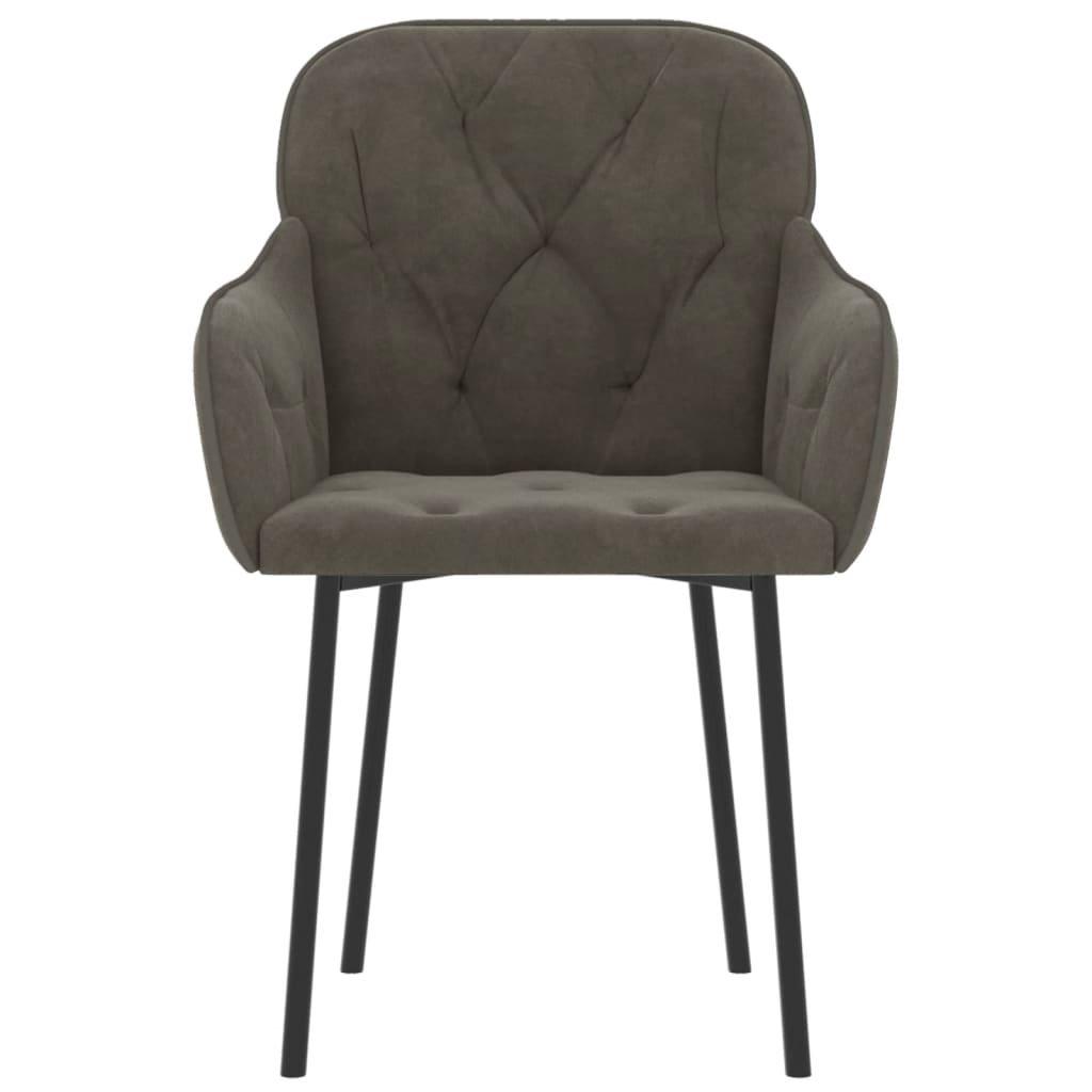 VidaXL Chaise de salle à manger velours  