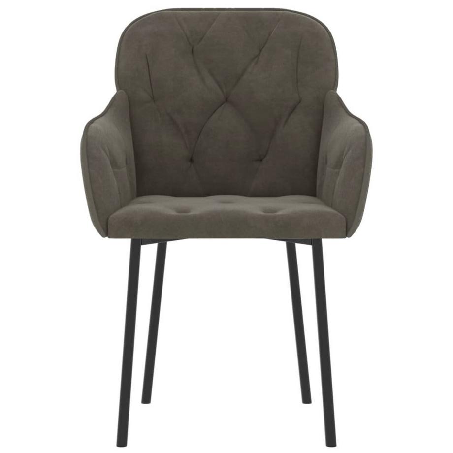 VidaXL sedia da pranzo Velluto  