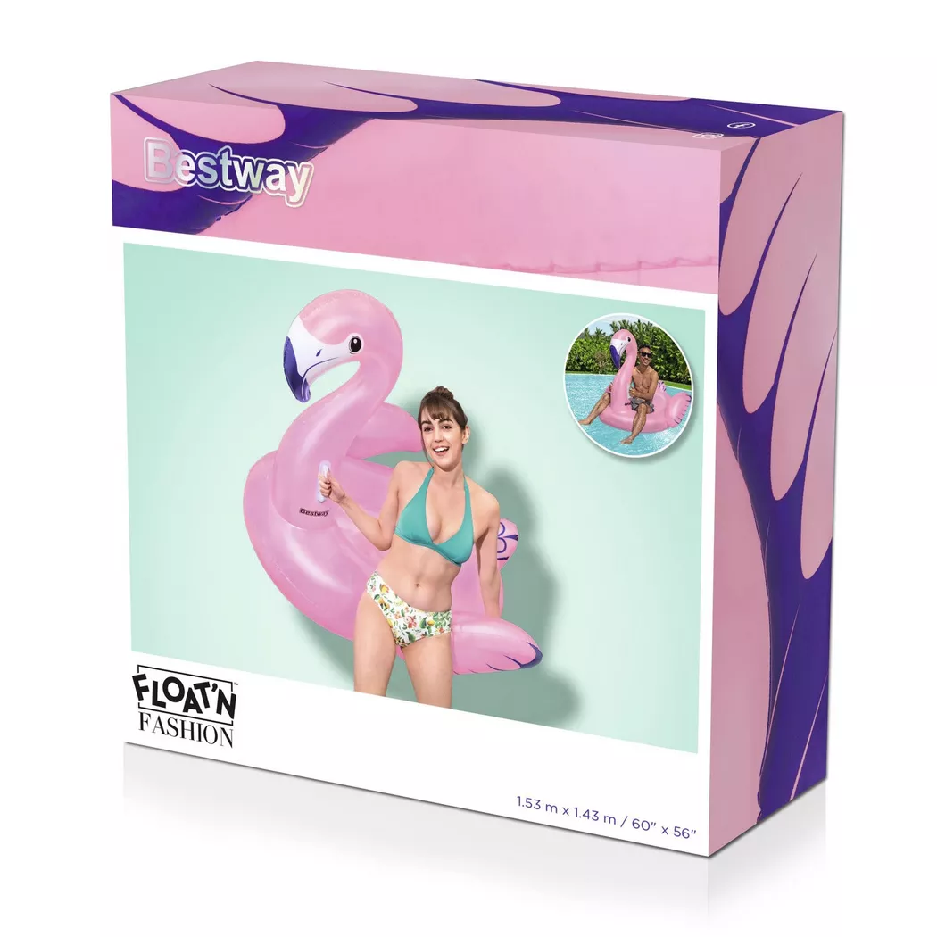 Bestway Luxury Flamingo Ride-On Pool Float
