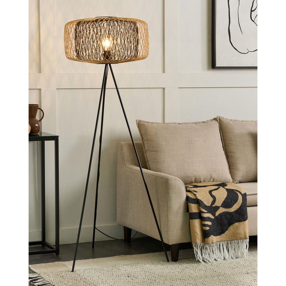Beliani Lampadaire en Bambou  JAVARI  