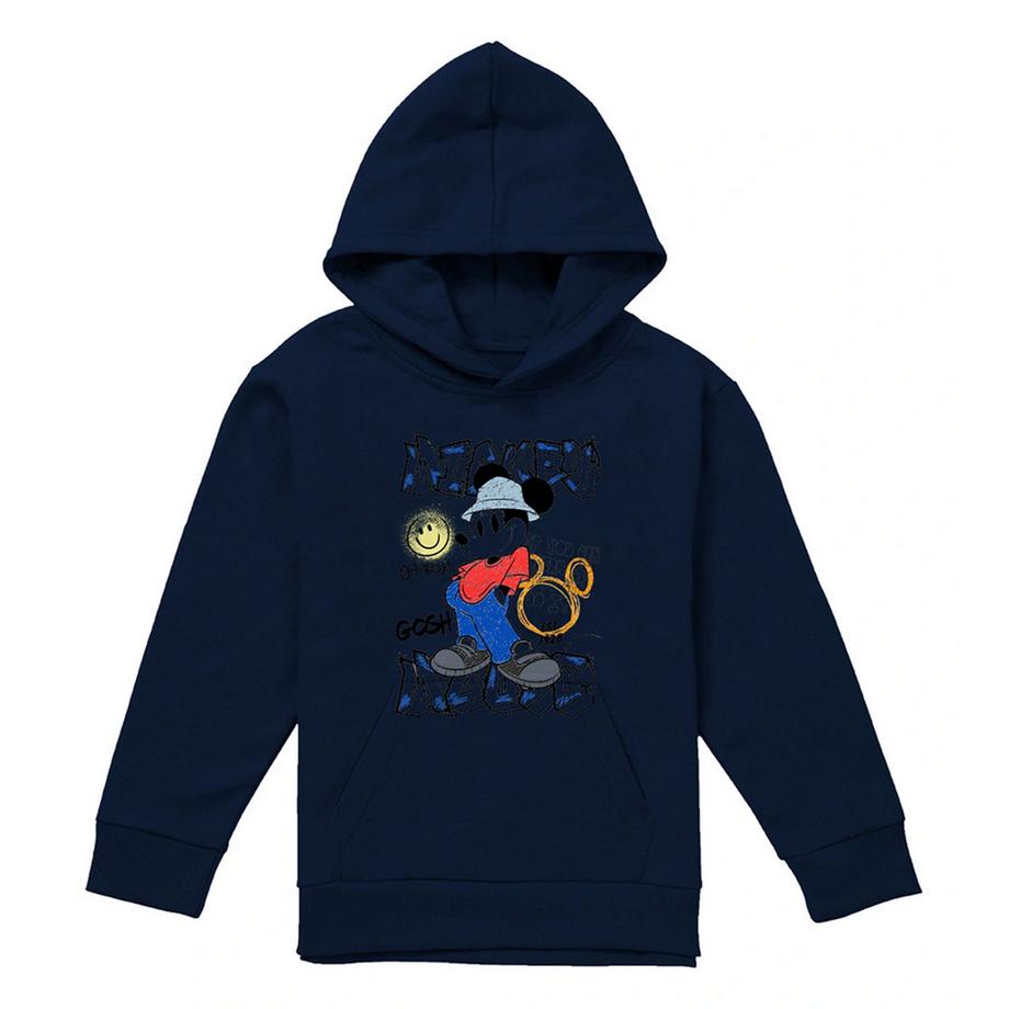 Sweat À Capuche Motif Mickey Mouse Street Style