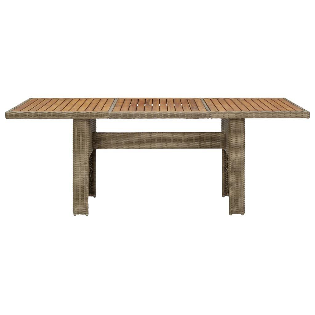 VidaXL Table de jardin  