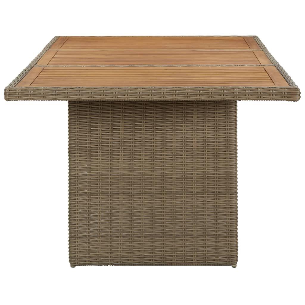 VidaXL Gartentisch poly-rattan  
