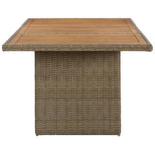 VidaXL Gartentisch poly-rattan  
