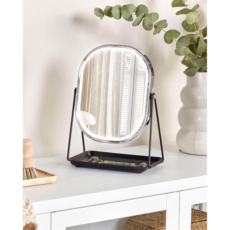 Beliani  Specchio per make-up en Ferro Industriale DORDOGNE 