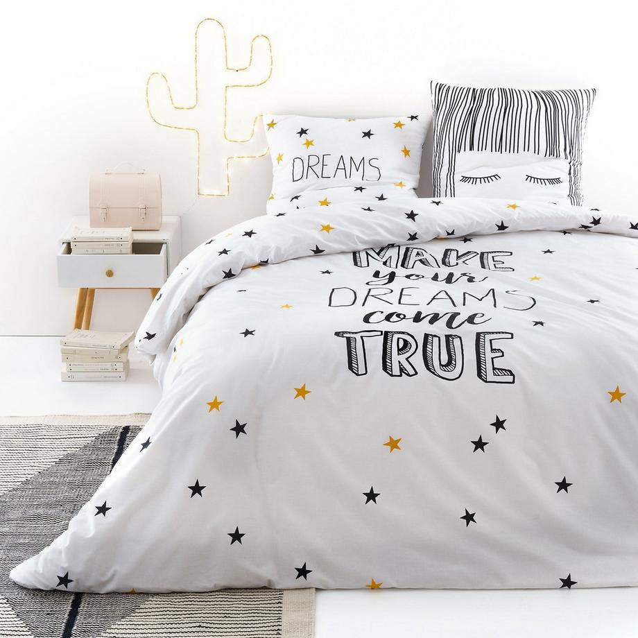 La Redoute Intérieurs Housse de couette Fringe pur coton  