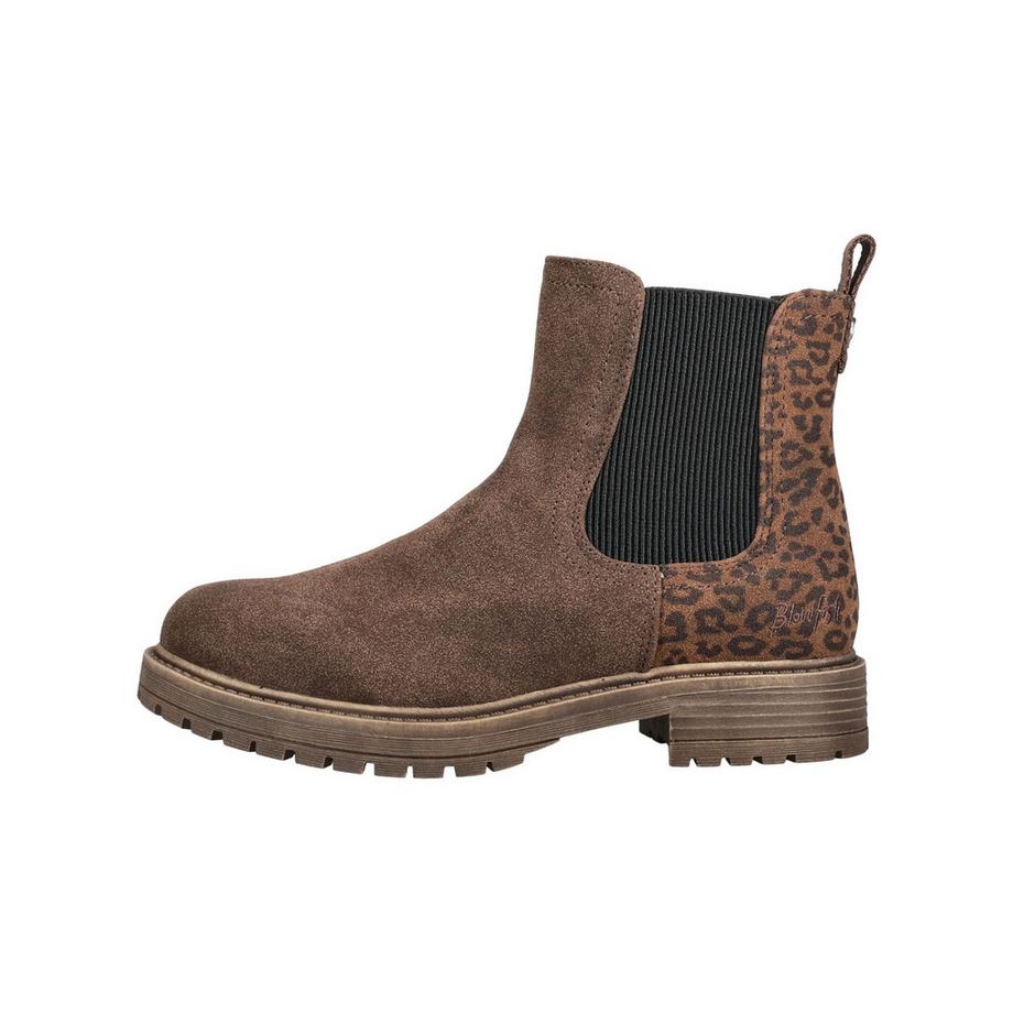 Blowfish Chelsea-Stiefelette mit Leopardenmuster-Panel  