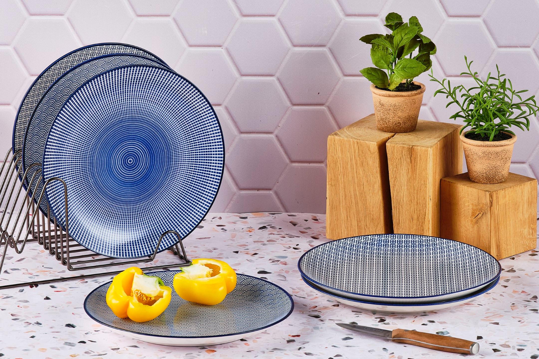 BJÖRN Set di piatti PATTERN  