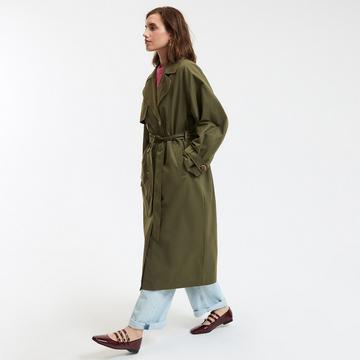 Langer Trenchcoat