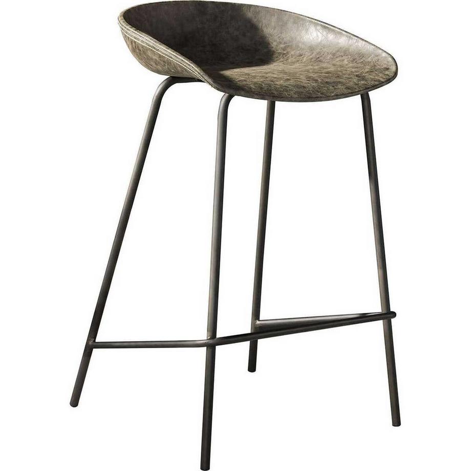 Tabouret de bar Ergo PU taupe