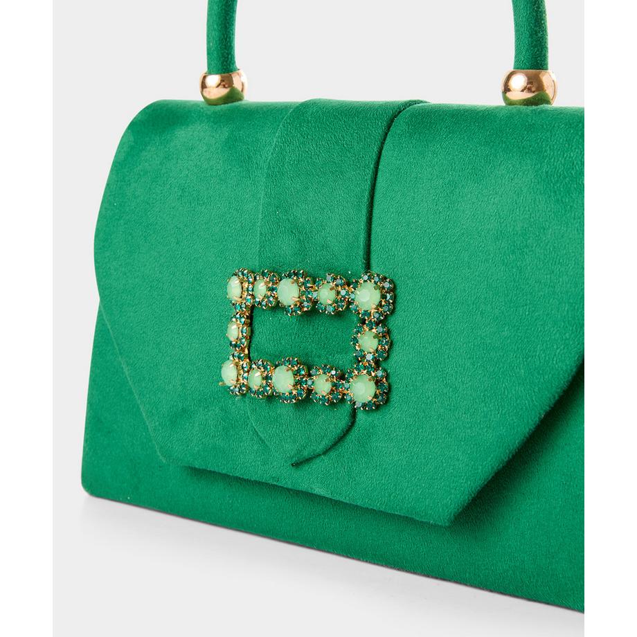 Joe Browns Sac porté croisé en microsuède avec broche ornée  