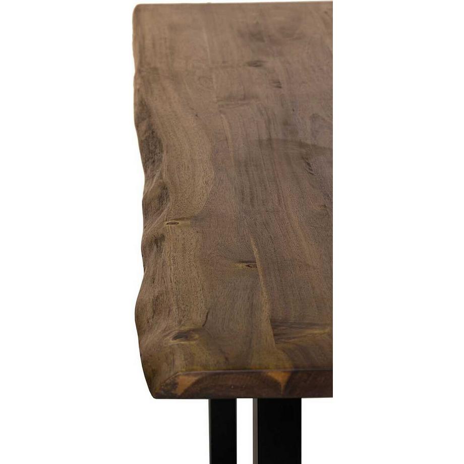 mutoni Tavolo in legno massiccio Felvano acacia marrone 200x100  