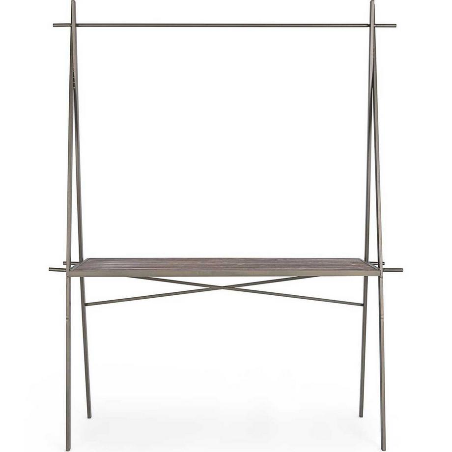 mutoni Table d'exposition marron hauteur 198  