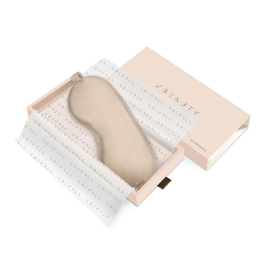 VBEAUTY  Premium Seiden Schlafmaske - Champagner 