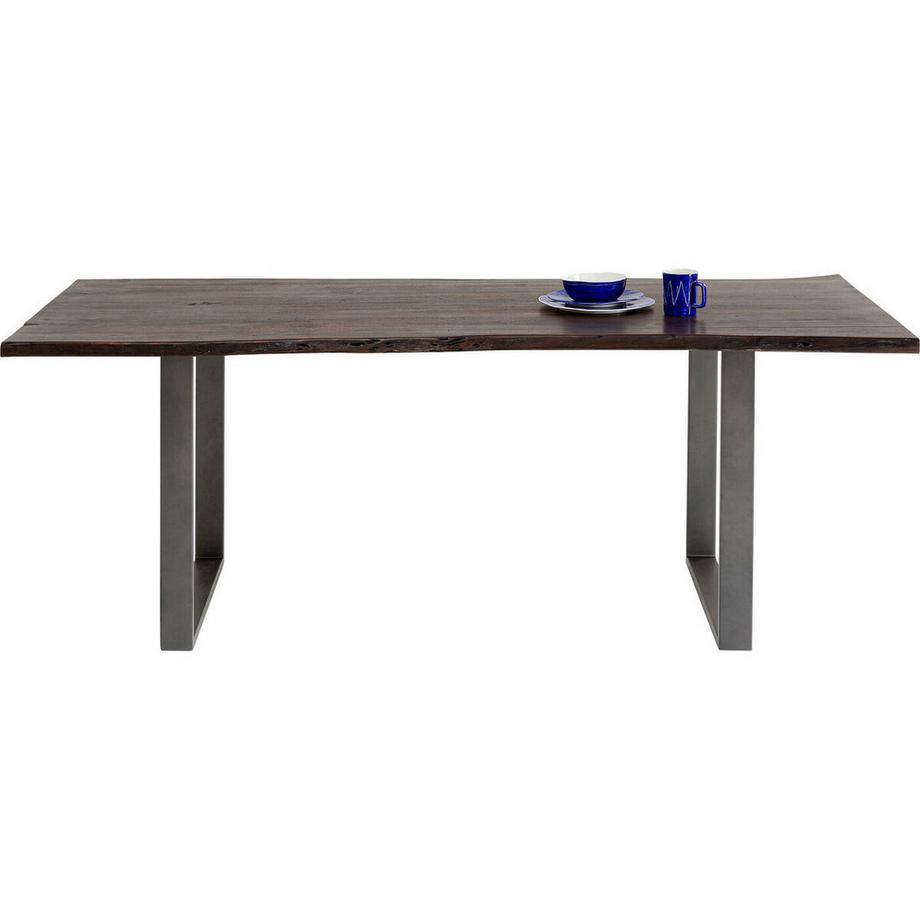 KARE Design Table Harmony acier brut foncé 180x90  