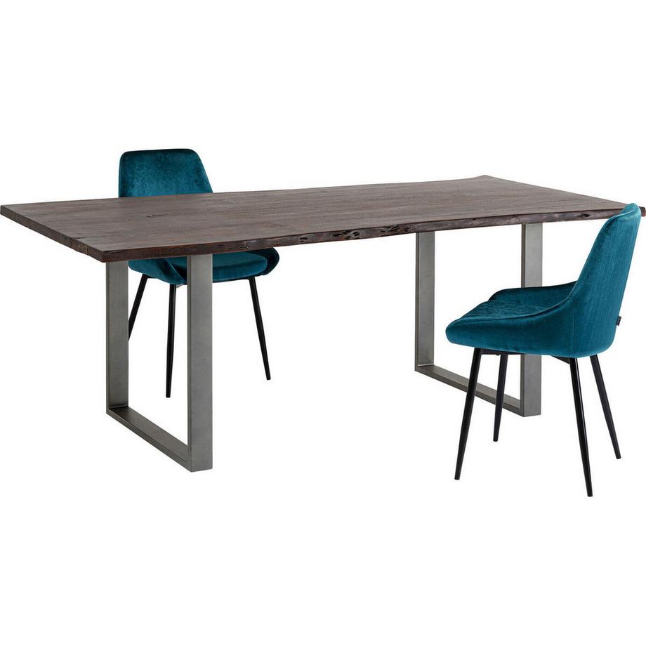 KARE Design Table Harmony acier brut foncé 180x90  