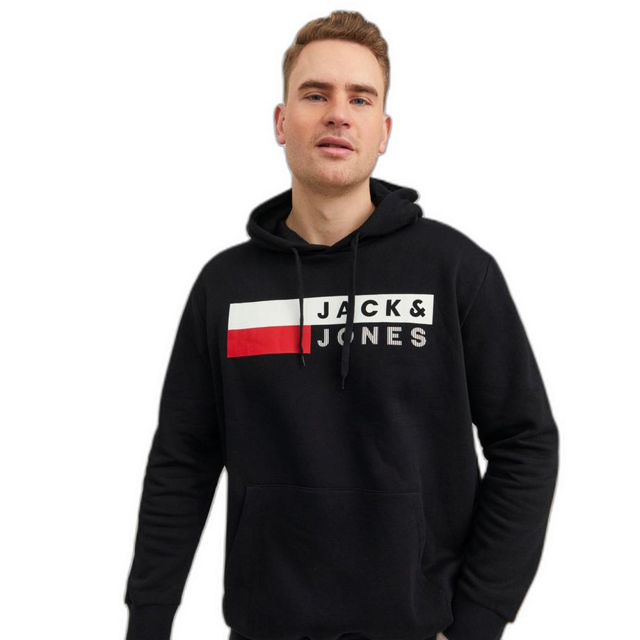 JACK & JONES Corp Logo Felpa con Cappuccio  