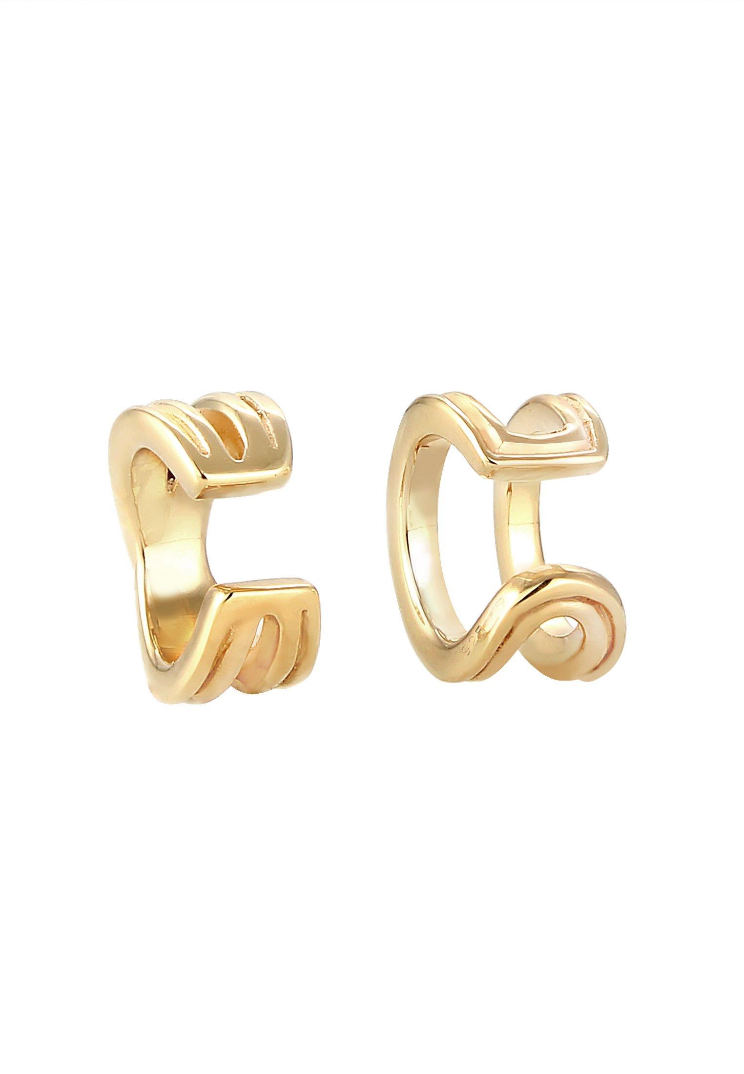 Elli  Ohrringe Basic Set Earcuff Klemme Minimal 