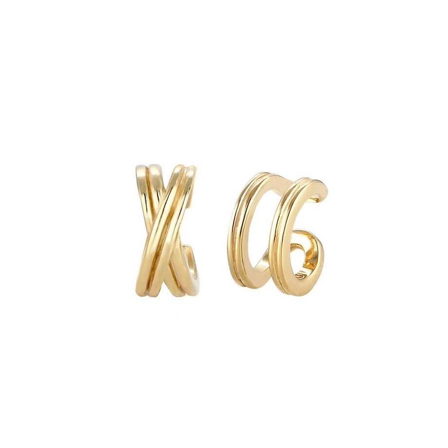 Elli  Ohrringe Basic Set Earcuff Klemme Minimal 