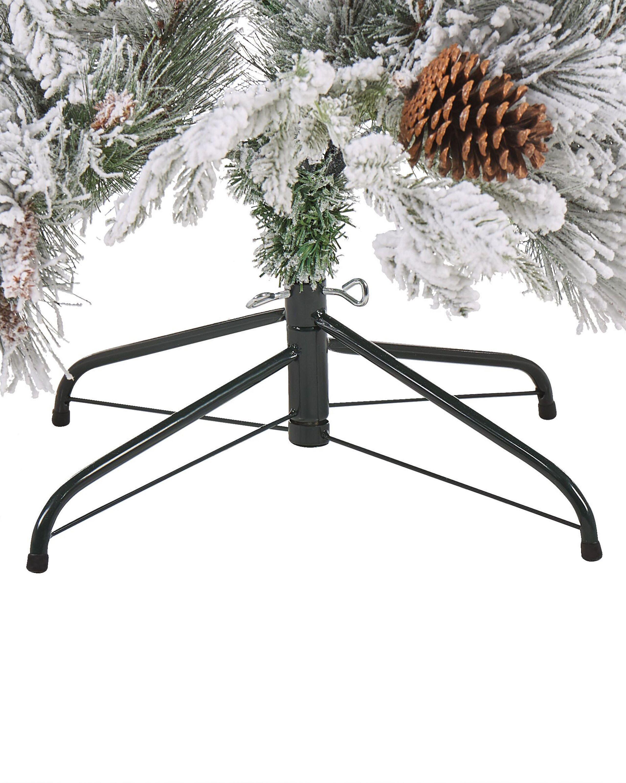 Beliani Albero natalizio innevato en Materiale sintetico Glamour MASALA  