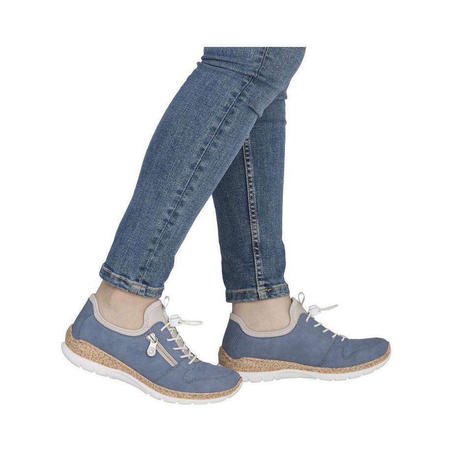 Rieker Sneaker Slipper avec Fermeture Éclair Latérale  