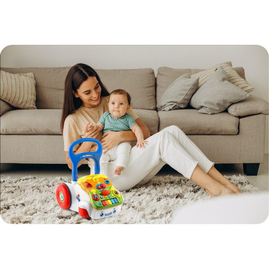 B2X  Poussette et planche pédagogique
modèle RK-744

Robuste et durable
Installation rapide et facile
Son et lumière (peut être désactivé)
Stable avec pieds antidérapants
Roues avec blocage et caoutchouc antidérapant
Piano sur planche pédagogique amovi 