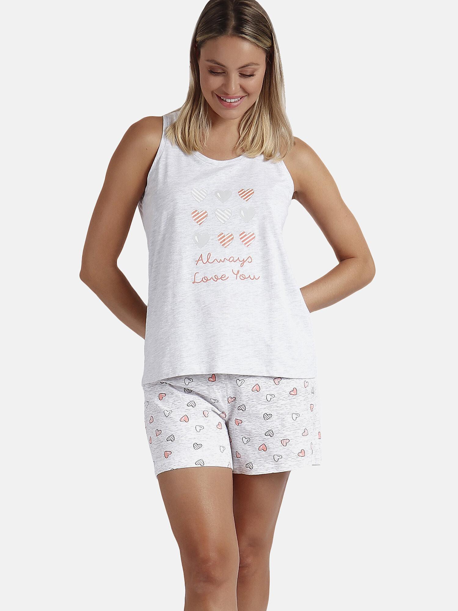 Admas  Pigiama loungewear pantaloncini canotta Always Love You 