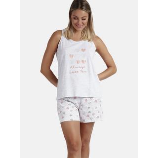 Admas  Pigiama loungewear pantaloncini canotta Always Love You 