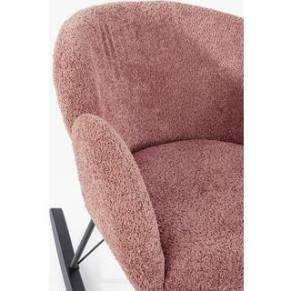 mutoni Fauteuil à bascule Sibilla rose  