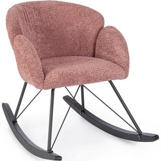 mutoni Fauteuil à bascule Sibilla rose  