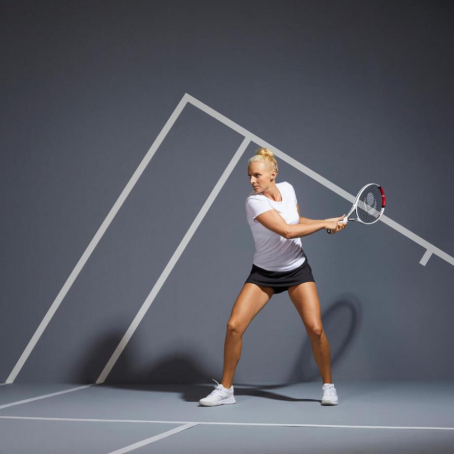 ARTENGO  Tennis T-Shirt Damen TS DRY 100 weiss 