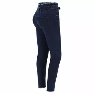 FREDDY BLACK 78 SKINNY JEANS mit hohem Taillenbun und Denim G rtel