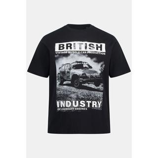 JP1880  T-Shirt, Halbarm, Foto Print, Rundhals 