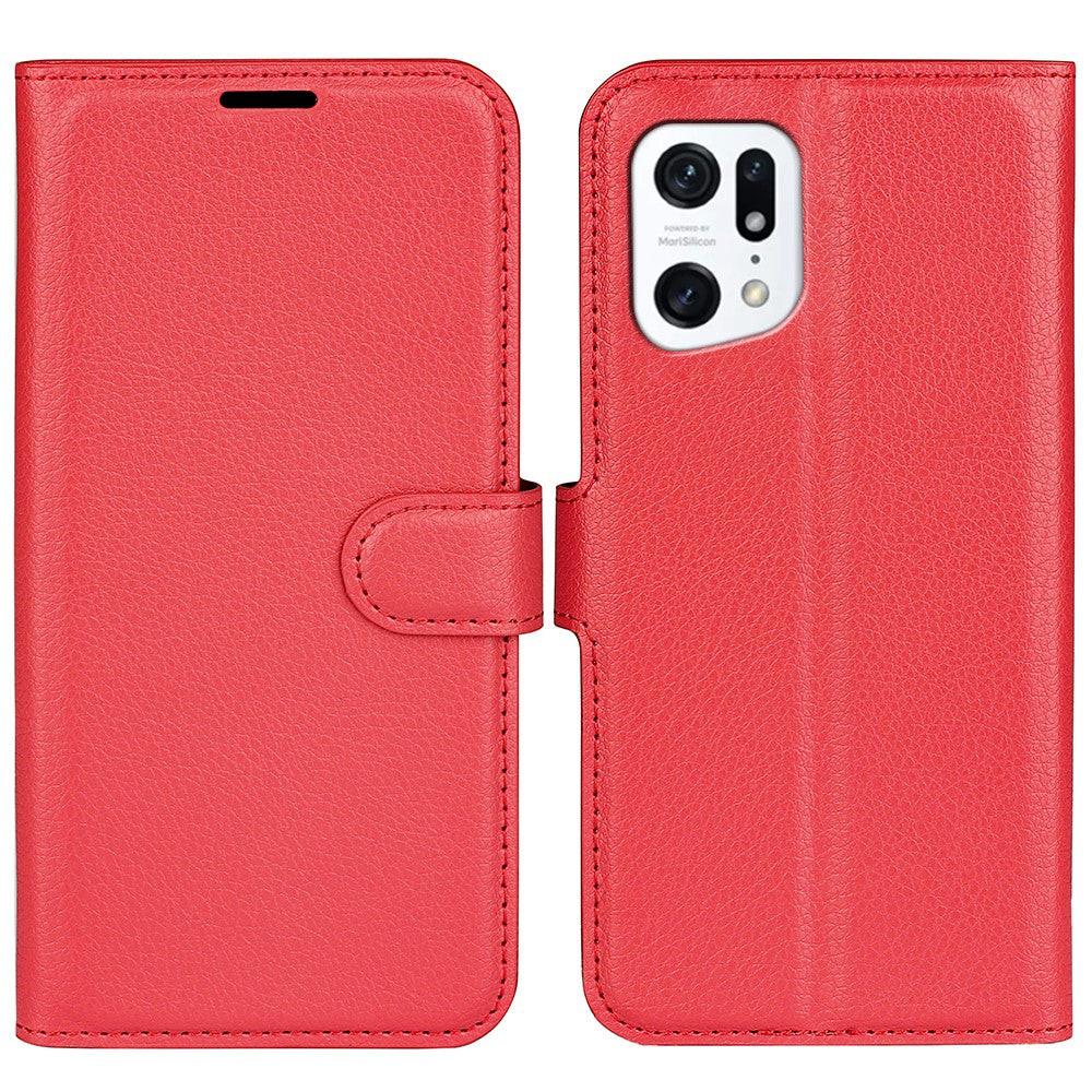 Cover-Discount  OPPO Find X5 - Leder Etui Hülle 