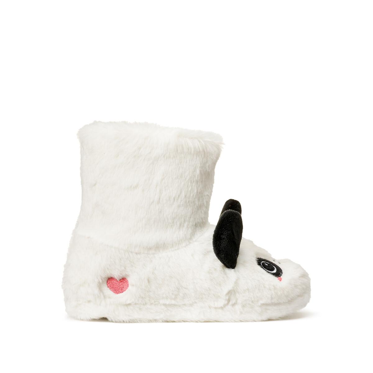 La Redoute Collections  Chaussons chauds boots sherpa tête de panda 