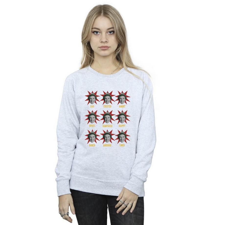 Elf Many Moods Of Buddy Sweatshirt  
