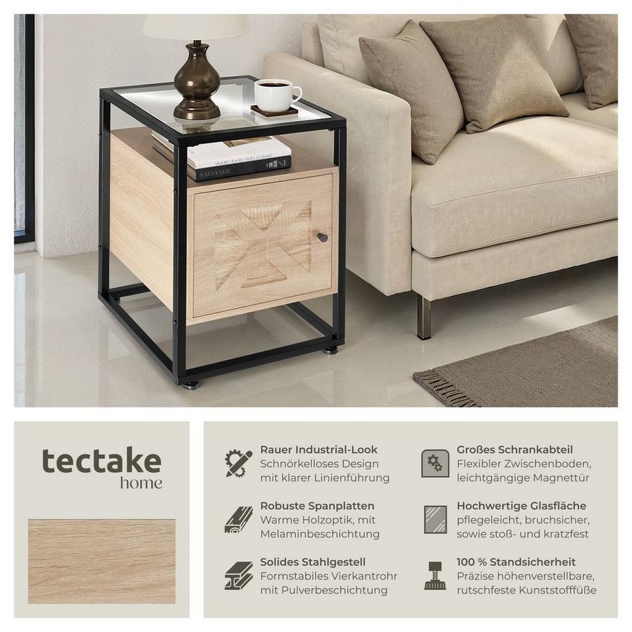 Tectake Nachttisch Kidderminster  