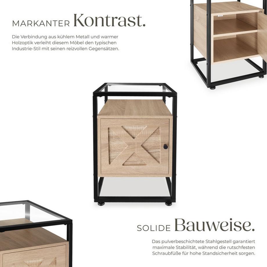 Tectake Nachttisch Kidderminster  