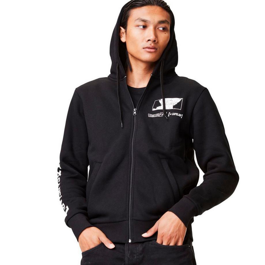Capslab Dragon Ball Z Son Goku Sweat à Capuche Zippé  
